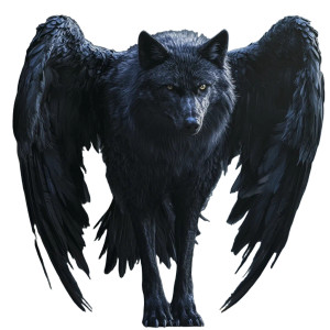 Raven-Winged Black Wolf Vinyl Car Decal Sticker – Waterproof & UV-Resistant 8" Raven-Winged Black Wolf Vinyl Car Decal Sticker – Waterproof & UV-Resistant 8"
