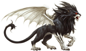 Grimm Manticore Vinyl Car Decal Sticker – Waterproof & UV-Resistant 8"