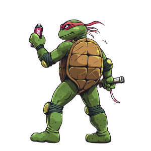 Graffiti Ninja Turtle Vinyl Car Decal Sticker – Waterproof & UV-Resistant 8" Graffiti Ninja Turtle Vinyl Car Decal Sticker – Waterproof & UV-Resistant 8"