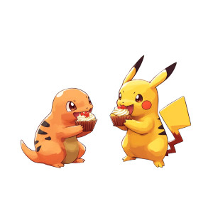 Pikachu And Charmander V2 Vinyl Car Decal Sticker – Waterproof & UV-Resistant 8" Pikachu And Charmander V2 Vinyl Car Decal Sticker – Waterproof & UV-Resistant 8"