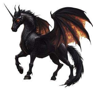 Dragon Horse Vinyl Car Decal Sticker – Waterproof & UV-Resistant 8"