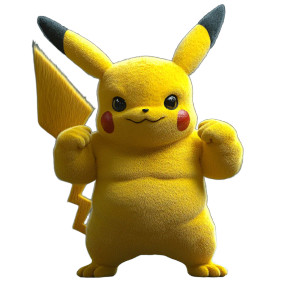 Muscular Pikachu Pose Vinyl Car Decal Sticker – Waterproof & UV-Resistant 8" Muscular Pikachu Pose Vinyl Car Decal Sticker – Waterproof & UV-Resistant 8"