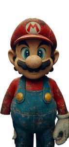 Enormous Mario Photo Vinyl Car Decal Sticker – Waterproof & UV-Resistant 8"