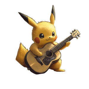 Pokémon Guitarist Vinyl Car Decal Sticker – Waterproof & UV-Resistant 8" Pokémon Guitarist Vinyl Car Decal Sticker – Waterproof & UV-Resistant 8"
