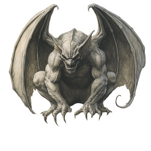 Perched Gargoyle Vinyl Car Decal Sticker – Waterproof & UV-Resistant 8" Perched Gargoyle Vinyl Car Decal Sticker – Waterproof & UV-Resistant 8"
