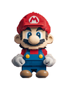 Super Mario Lego Vinyl Car Decal Sticker – Waterproof & UV-Resistant 8"