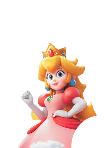Princess Peach Invitation Vinyl Car Decal Sticker – Waterproof & UV-Resistant 8"