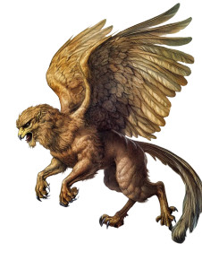 Majestic Gryphon Running Vinyl Car Decal Sticker – Waterproof & UV-Resistant 8"