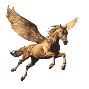 Dark Winged Horse Vinyl Car Decal Sticker – Waterproof & UV-Resistant 8" Dark Winged Horse Vinyl Car Decal Sticker – Waterproof & UV-Resistant 8"