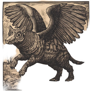 Folklore Cryptid Vinyl Car Decal Sticker – Waterproof & UV-Resistant 8"