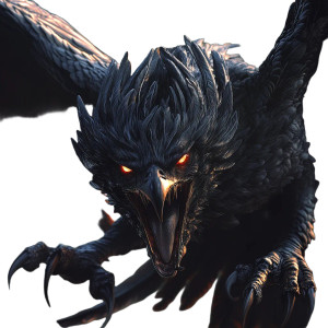 Evil Hyper-Realistic Gryphon Vinyl Car Decal Sticker – Waterproof & UV-Resistant 8"