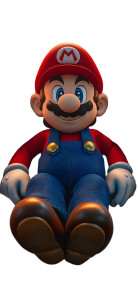 Cute Mario Relaxing Vinyl Car Decal Sticker – Waterproof & UV-Resistant 8"