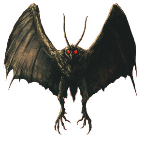 Mothman In Flight Vinyl Car Decal Sticker – Waterproof & UV-Resistant 8" Mothman In Flight Vinyl Car Decal Sticker – Waterproof & UV-Resistant 8"