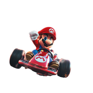 Mario Kart Race V2 Vinyl Car Decal Sticker – Waterproof & UV-Resistant 8"