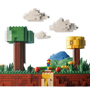 Super Mario Lego V2 Vinyl Car Decal Sticker – Waterproof & UV-Resistant 8"