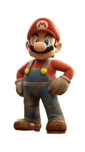 Super Mario Carpenter Vinyl Car Decal Sticker – Waterproof & UV-Resistant 8"