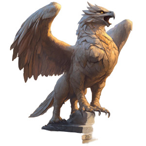 The Griffon Statue Vinyl Car Decal Sticker – Waterproof & UV-Resistant 8" The Griffon Statue Vinyl Car Decal Sticker – Waterproof & UV-Resistant 8"
