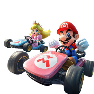 Mario Kart Duo Vinyl Car Decal Sticker – Waterproof & UV-Resistant 8"
