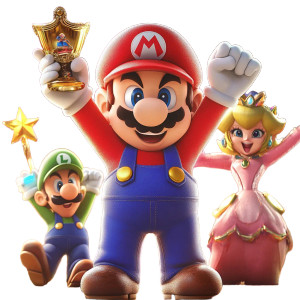 Mario Awards Ceremony Vinyl Car Decal Sticker – Waterproof & UV-Resistant 8"