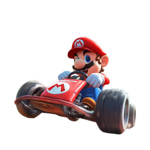 Mario Kart Racing V3 Vinyl Car Decal Sticker – Waterproof & UV-Resistant 8"