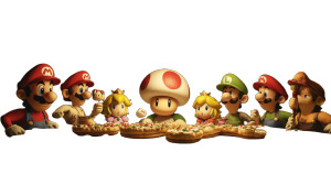 Mario Last Supper Vinyl Car Decal Sticker – Waterproof & UV-Resistant 8"