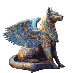 Celestial Sphinx Vinyl Car Decal Sticker – Waterproof & UV-Resistant 8" Celestial Sphinx Vinyl Car Decal Sticker – Waterproof & UV-Resistant 8"