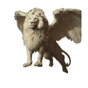 Majestic Winged Lion Vinyl Car Decal Sticker – Waterproof & UV-Resistant 8" Majestic Winged Lion Vinyl Car Decal Sticker – Waterproof & UV-Resistant 8"