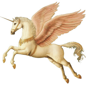 Pegasus By Angelico Vinyl Car Decal Sticker – Waterproof & UV-Resistant 8"