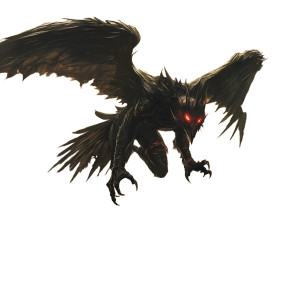 Demonic Colibri Diving Vinyl Car Decal Sticker – Waterproof & UV-Resistant 8"