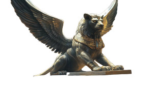 Ancient Stone Sphinx Vinyl Car Decal Sticker – Waterproof & UV-Resistant 8" Ancient Stone Sphinx Vinyl Car Decal Sticker – Waterproof & UV-Resistant 8"