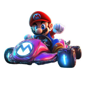 Mario Kart 8 Vinyl Car Decal Sticker – Waterproof & UV-Resistant 8" Mario Kart 8 Vinyl Car Decal Sticker – Waterproof & UV-Resistant 8"