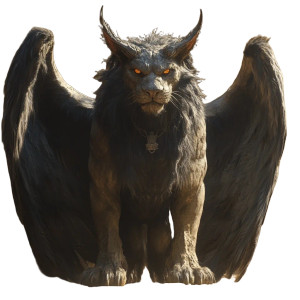 Sphinx Monster Vinyl Car Decal Sticker – Waterproof & UV-Resistant 8"