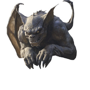 Gargoyle Portrait Vinyl Car Decal Sticker – Waterproof & UV-Resistant 8"