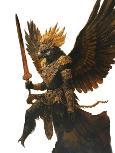 Garuda Warrior Bird Vinyl Car Decal Sticker – Waterproof & UV-Resistant 8"