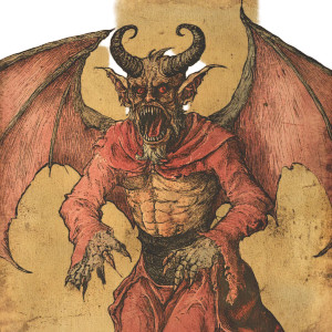 Medieval Demon Vinyl Car Decal Sticker – Waterproof & UV-Resistant 8" Medieval Demon Vinyl Car Decal Sticker – Waterproof & UV-Resistant 8"