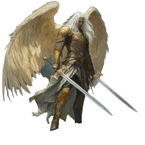 Aasimar Paladin Soldier Vinyl Car Decal Sticker – Waterproof & UV-Resistant 8" Aasimar Paladin Soldier Vinyl Car Decal Sticker – Waterproof & UV-Resistant 8"