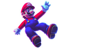 Vaporwave Mario Jump Vinyl Car Decal Sticker – Waterproof & UV-Resistant 8"