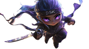 Chibi Ninja Dsk Vinyl Car Decal Sticker – Waterproof & UV-Resistant 8"
