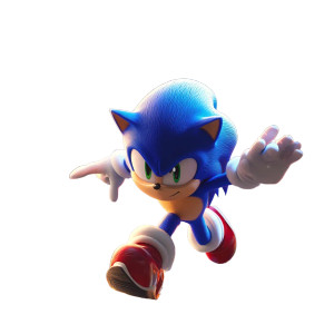 Sonic Saves Christmas Vinyl Car Decal Sticker – Waterproof & UV-Resistant 8"