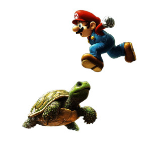 Super Mario Jump V4 Vinyl Car Decal Sticker – Waterproof & UV-Resistant 8"