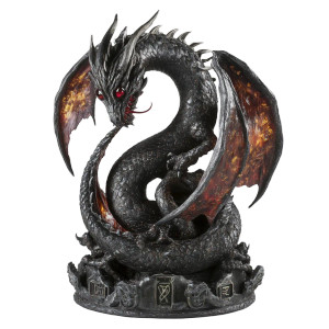 Melted Dragon Statuette Vinyl Car Decal Sticker – Waterproof & UV-Resistant 8"