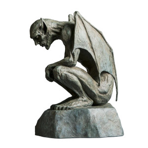 Beksiński Gargoyle Sculpture Vinyl Car Decal Sticker – Waterproof & UV-Resistant 8"