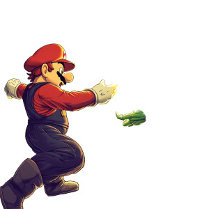 Mario Vs Piccolo Vinyl Car Decal Sticker – Waterproof & UV-Resistant 8"