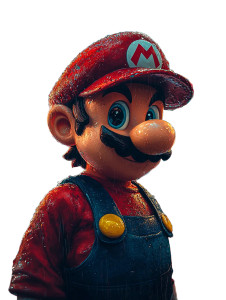 Retro Plumber Poster Vinyl Car Decal Sticker – Waterproof & UV-Resistant 8"