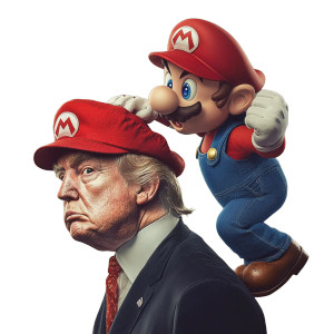 Super Mario Jumps V2 Vinyl Car Decal Sticker – Waterproof & UV-Resistant 8"