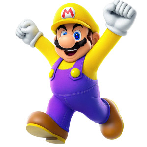 Retro Wario Pose Vinyl Car Decal Sticker – Waterproof & UV-Resistant 8"