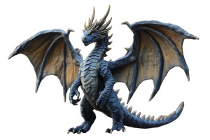 Proud Dragon Display Vinyl Car Decal Sticker – Waterproof & UV-Resistant 8"