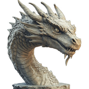 Dragon Head V4 Vinyl Car Decal Sticker – Waterproof & UV-Resistant 8"