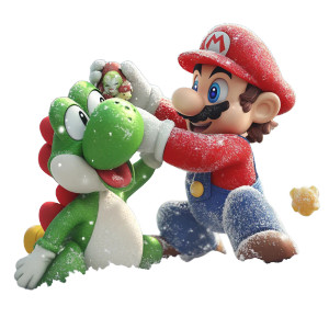 Mario With Yoshi Vinyl Car Decal Sticker – Waterproof & UV-Resistant 8" Mario With Yoshi Vinyl Car Decal Sticker – Waterproof & UV-Resistant 8"