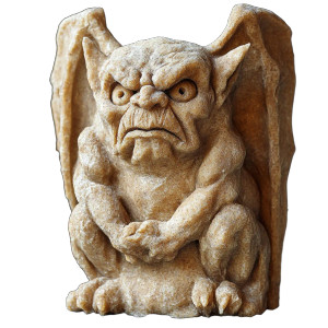 Meat Gargoyle Vinyl Car Decal Sticker – Waterproof & UV-Resistant 8"